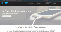 Desktop Screenshot of hdp-power.com