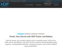 Tablet Screenshot of hdp-power.com